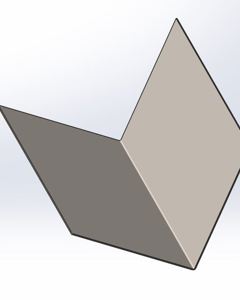 Column bottom support 100x100x0,8